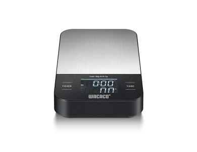 Wacaco Exagram Compact Coffee Scale, Ζυγαριά Ακριβείας για Espresso, Ζύγιση έως 2kg Ακριβείας 0.1gr, Silver