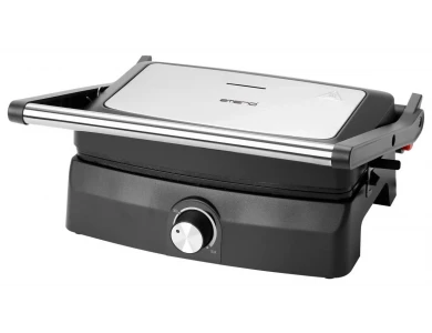 Emerio Contact Grill, Toaster Grill with Grilling Surface 23x14.5cm & Non-stick Surfaces BPA free