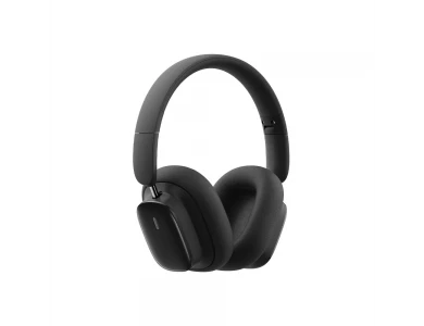 Baseus Bowie H1i ANC Bluetooth 5.3 Ακουστικά, Dual Hi-Res 3D Spatial Audio & 100Η Playtime, Black
