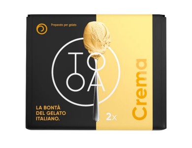 Crema TooA Gelato με Κρέμα Piemonte, από 100% Φυσικά Συστατικά, Χωρίς Συντηρητικά & Γλουτένη (Σετ των 2 Pods)