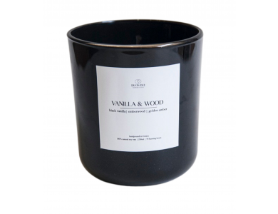 Duos Dei Φυσικό Αρωματικό Κερί Σόγιας Vanilla & Emberwood σε Βάζο