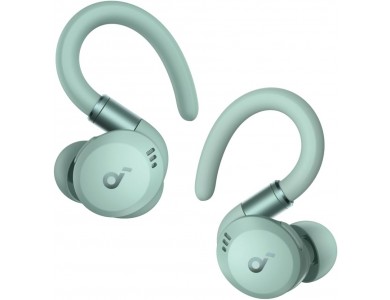 Anker Soundcore Sport X20 ANC Bluetooth 5.3 TWS Headphones with Rotatable Ear Hooks & IP68, Green - OPEN PACKAGE